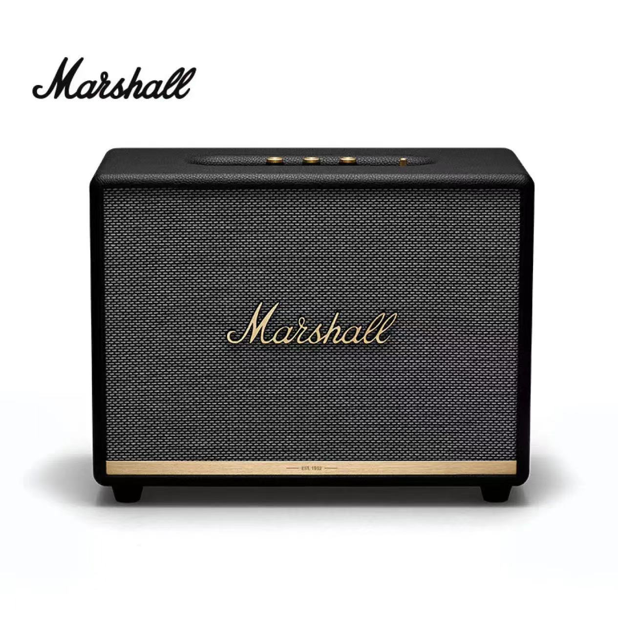 马歇尔（Marshall）WOBURN II BLUETOOTH音箱2代无线蓝牙摇滚家用重低音音响 黑色